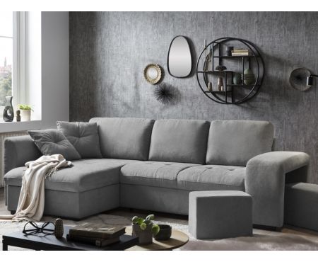 Divano letto con penisola contenitore sinistra della collezione Robin di LoveKasa