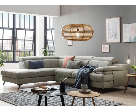 Divano letto con penisola contenitore sinistra della serie Max di LoveKasa