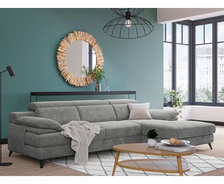 Divano letto con penisola contenitore destra della collezione Max di LoveKasa
