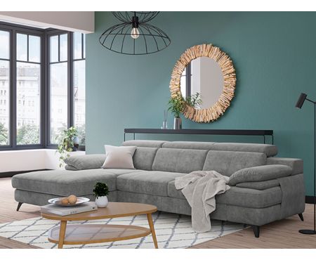 Divano letto con penisola contenitore sinistra della collezione Max di LoveKasa