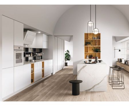 Panoramica - Cucina Moderna Componibile della collezione Living Life, modello 