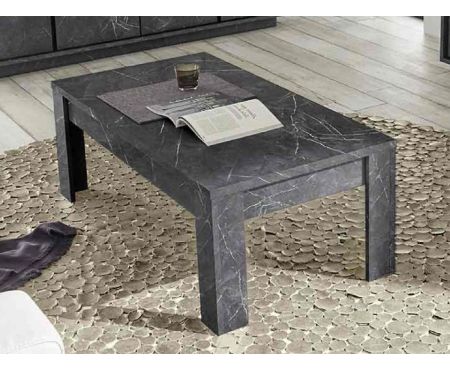 Tavolino da salotto elegante della Serie Michelangelo di LoveKasa con finitura antracite effetto marmo, perfetto per aggiungere un tocco di lusso e modernità al tuo spazio abitativo.