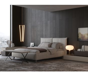Camera da letto Elegante e Trasparente della serie Night di LoveKasa
