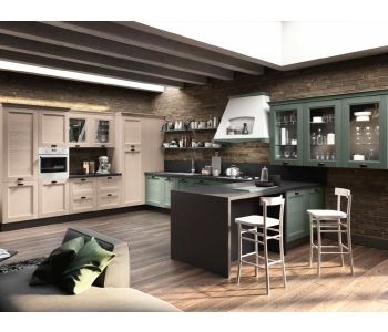 Panoramica - Cucina Classica "Caravaggio 1" della collezione LoveKasa